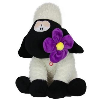 Овчица с цвете - Лилав