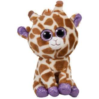 Бебешка дрънкалка жирафче - Кафяв