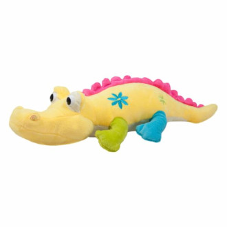 Цветен крокодил - 42 cm - Жълт