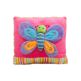 Възглавница с пеперуда| 6 цвята - Розов