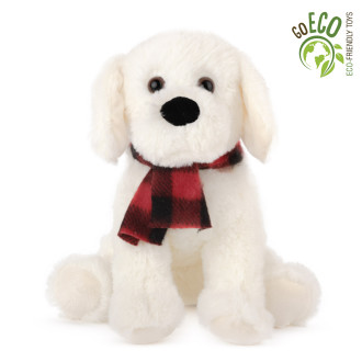 ЕКО куче с шал - 3 цвята - Бял