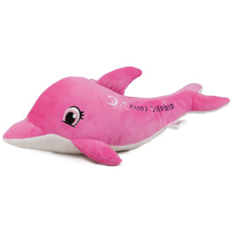 Делфин с бродерия "Happy dolphin" - Розов