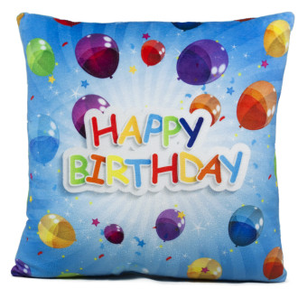 Възглавница /Happy Birthday/ с балони