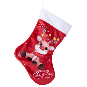 Коледен чорап с елен /Merry Christmas/
