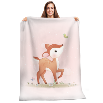Бебешко плюшено одеяло - Сърничка