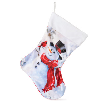 Коледен чорап Снежко