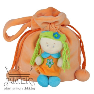 Торбичка с кукла - Оранжев