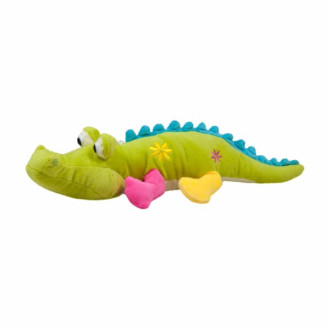 Цветен крокодил - 42 cm - Зелен