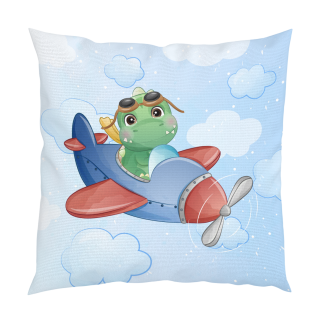 Декоративни възглавници „Пилот T-Rex“