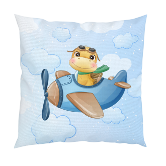 Декоративни възглавници „Пилот Стегозавър“