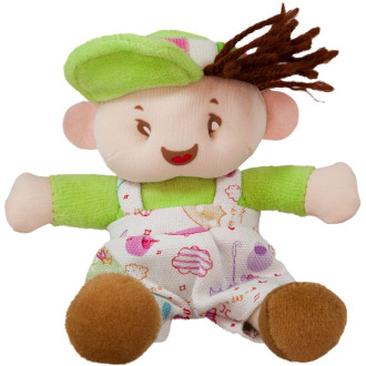 Мека кукла с шапка