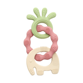 Силиконова гризалка мравояд и палма