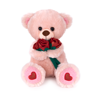 Мече с рози І 2 цвята