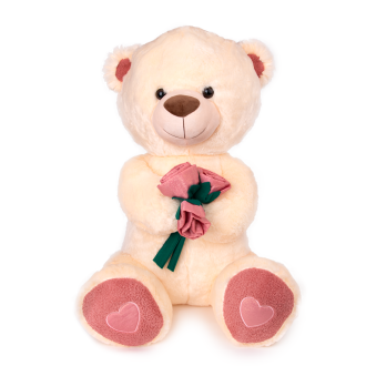 Мече с рози І 2 размера