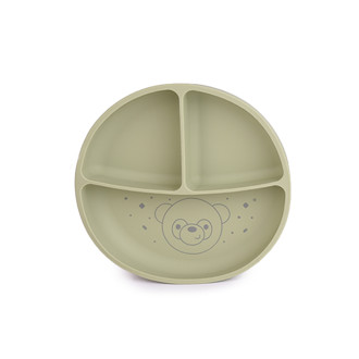 Силиконова чиния с вакуум „Панда“