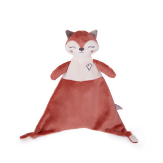Мека играчка кърпа за гушкане Лисичка 
