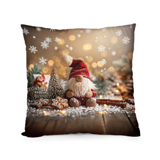 Декоративна възглавница „Коледен гном на чудесата“
