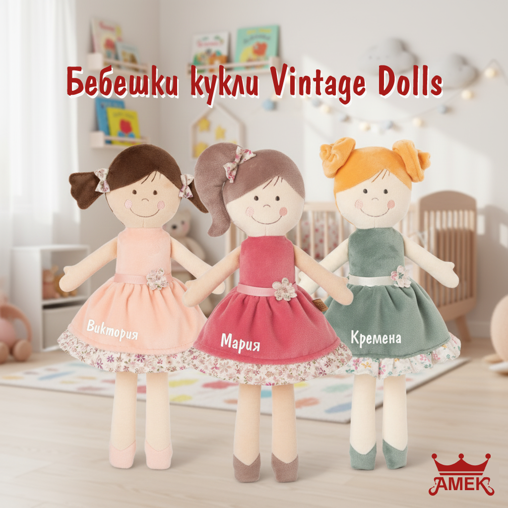 Vintage Dolls - семейството от кукли, които превръщат подаръка в спомен