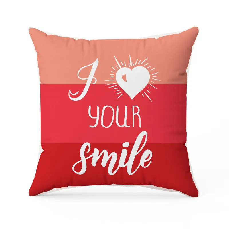 Възглавница "I love your smile!"