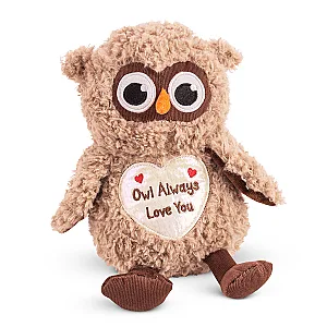 Плюшен бухал "Owl Always Love You" І 2 цвята — изглед 3