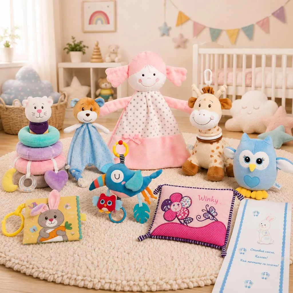 Бебешки плюшени играчки